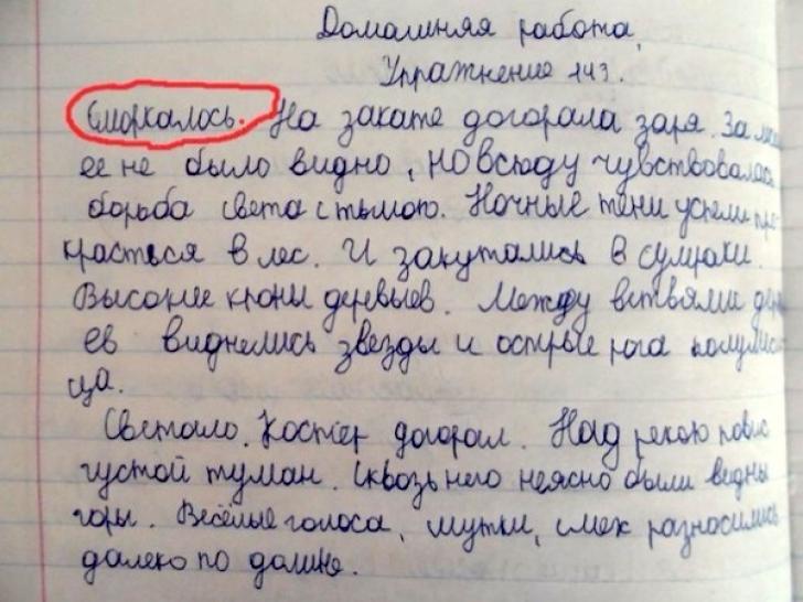 Гениальные ответы детей на контрольных работах