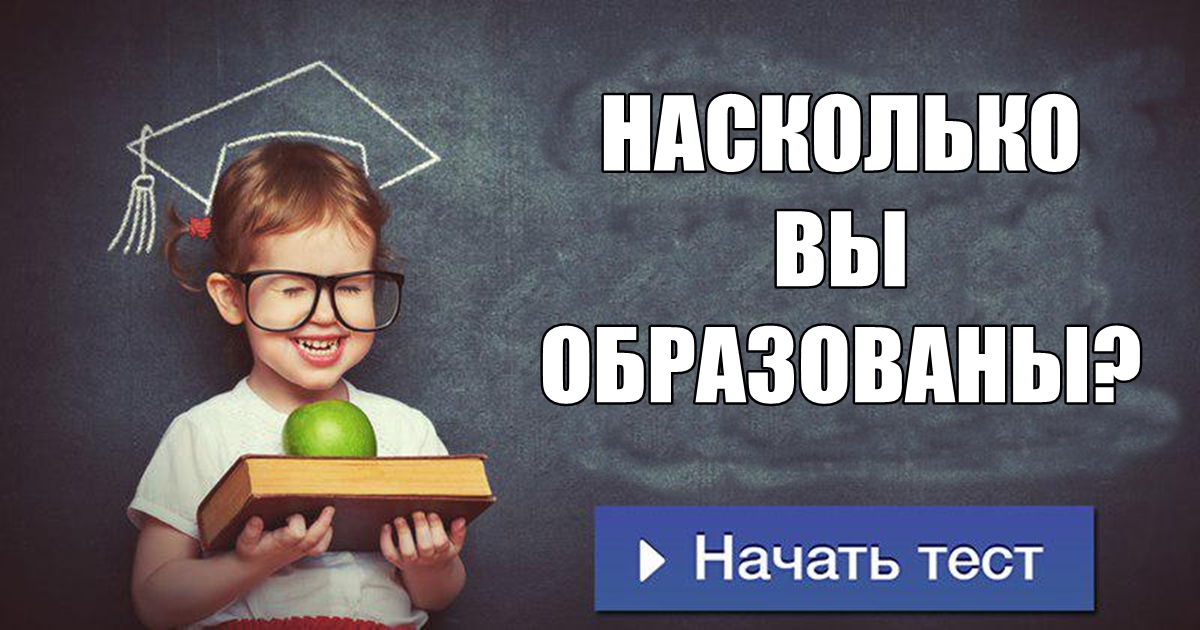 Сможем ли мы угадать уровень вашего образования по этим вопросам для школьников? 