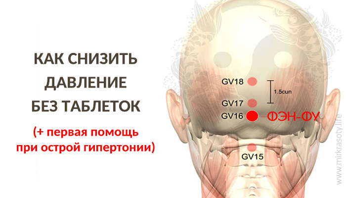 Как снизить давление без таблеток