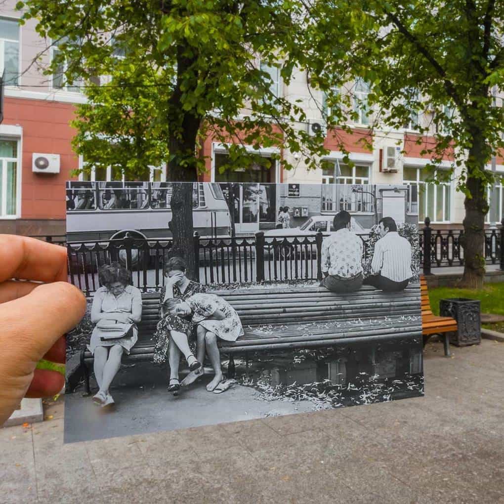 Азербайджанский фотограф соединяет прошлое с настоящим, с невероятной точностью воспроизводя исторические снимки