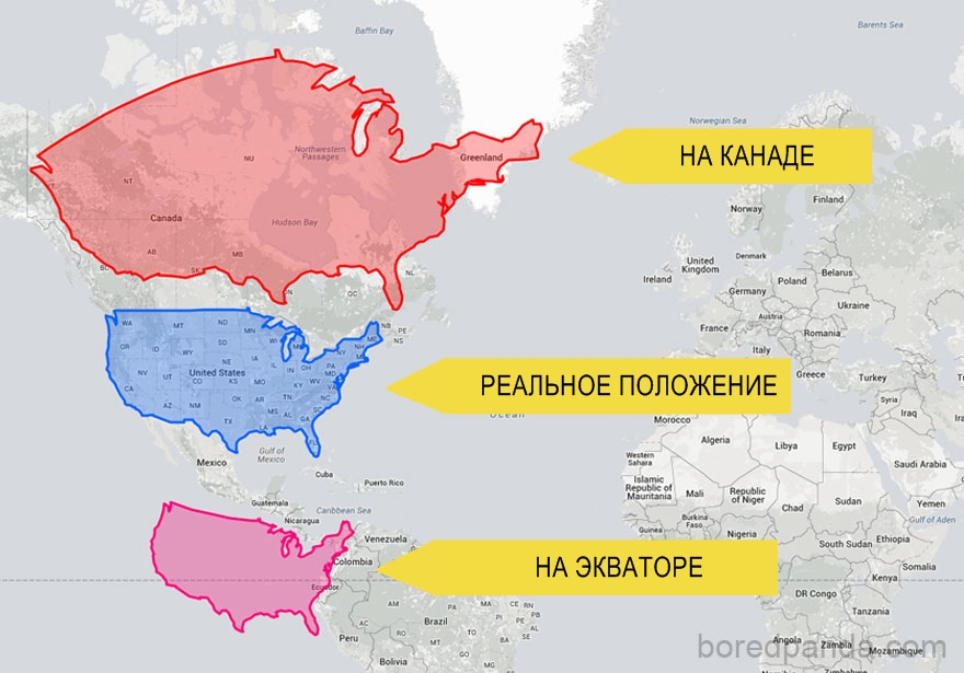 Эти карты навсегда изменят ваше представление о мире!