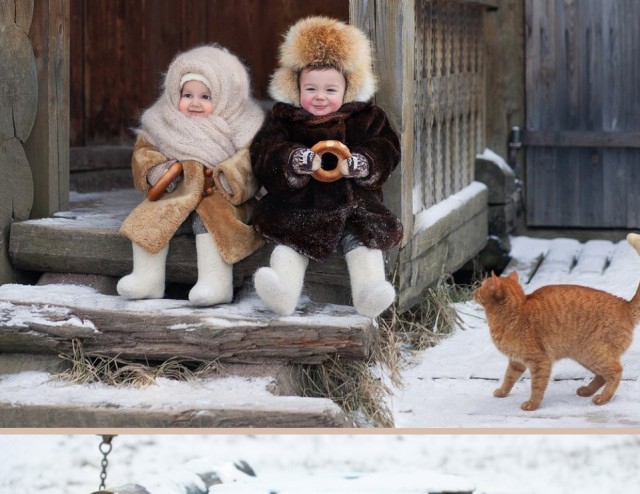  Фотопроект для малышей 1,5-2 лет в деревенском стиле