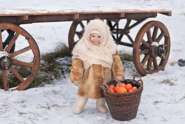  Фотопроект для малышей 1,5-2 лет в деревенском стиле