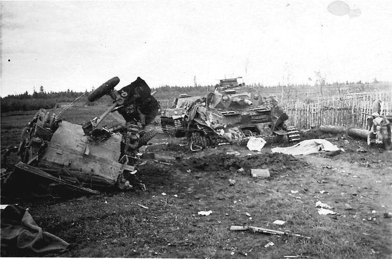 Танковые потери вермахта за первый месяц 1941 г