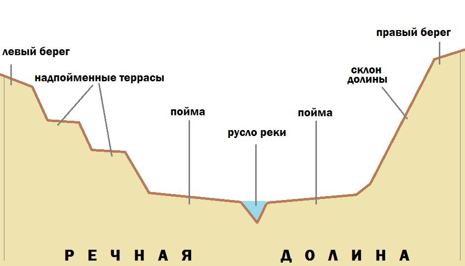 Что такое пойма реки (в географии)? Виды речных пойм