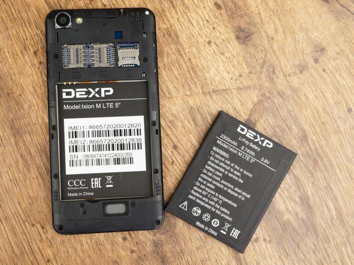 Телефон Dexp Ixion M LTE 5: характеристики, отзывы