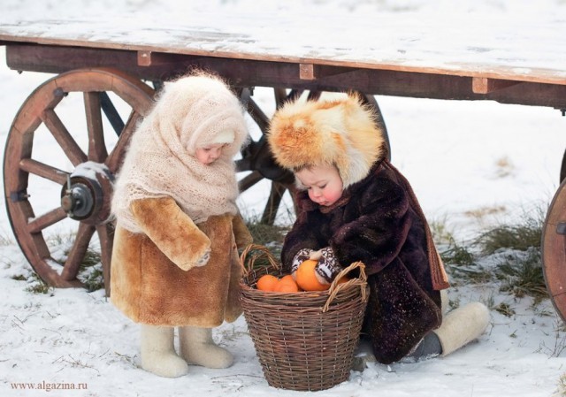  Фотопроект для малышей 1,5-2 лет в деревенском стиле