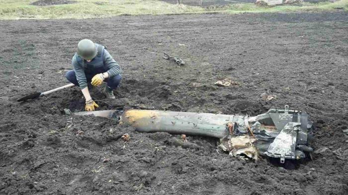 Последствия пожара на артиллерийских складах под Харьковом