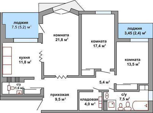 3-комнатная квартира: планировка, особенности и рекомендации