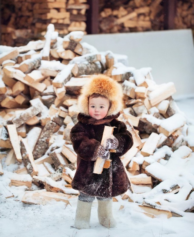  Фотопроект для малышей 1,5-2 лет в деревенском стиле