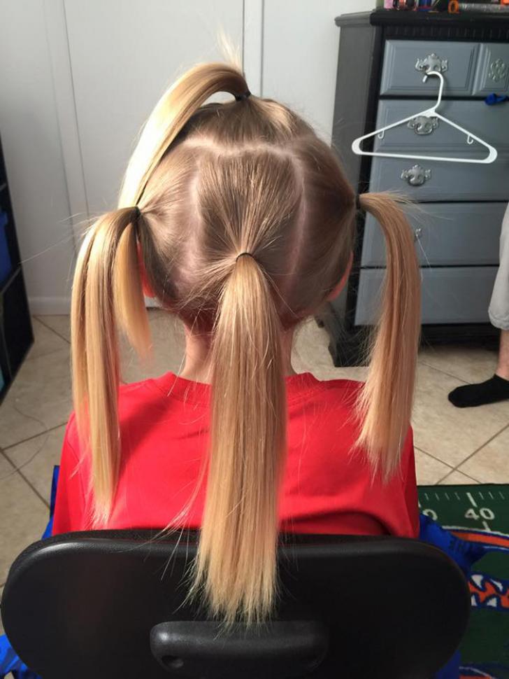 8-летний мальчик 2 года отращивал волосы, чтобы сделать парики для детей,...
