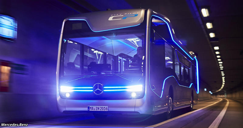 Mercedes показал автобус будущего — и он выглядит фантастически! 