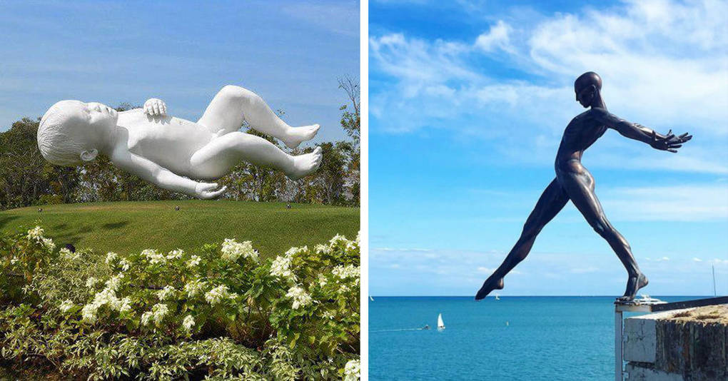 19 скульптур, которые неподвластны законам физики