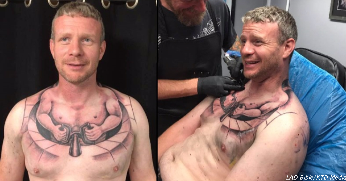 Дальнобойщик сделал себе татуировку, которая прославила его на весь мир