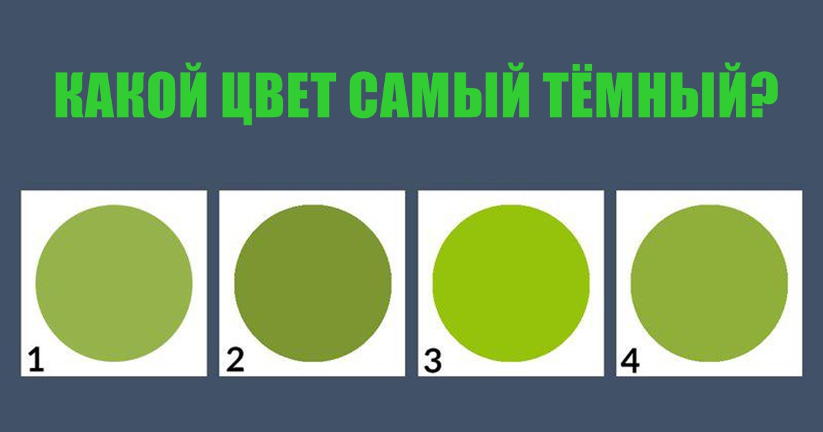 Вот тест, чтобы узнать, насколько адекватно ваше зрительное восприятие! 