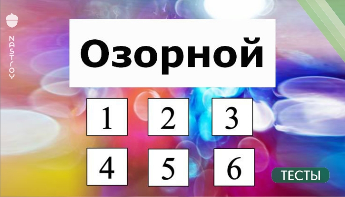 Вот тест, который даст САМУЮ точную оценку вашей личности. Вся семья в шоке!