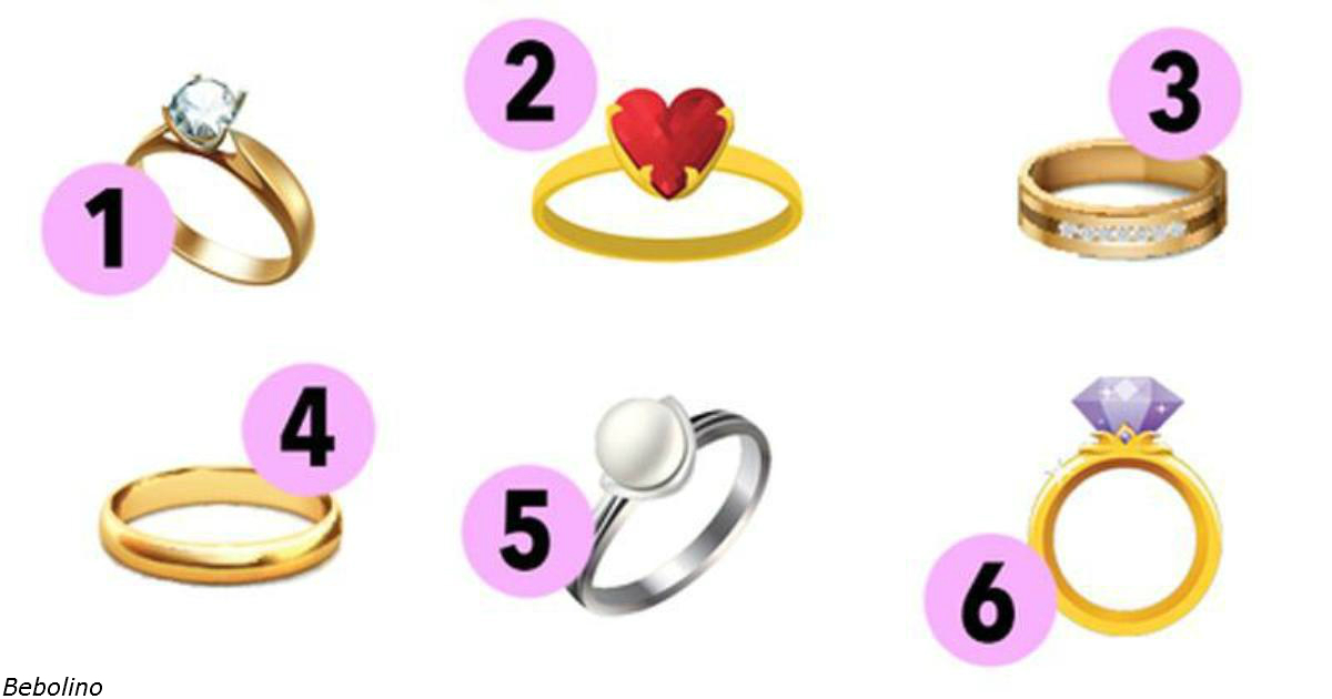 Выберите кольцо, которое вам больше всего нравится   и узнаете, что вы за человек!