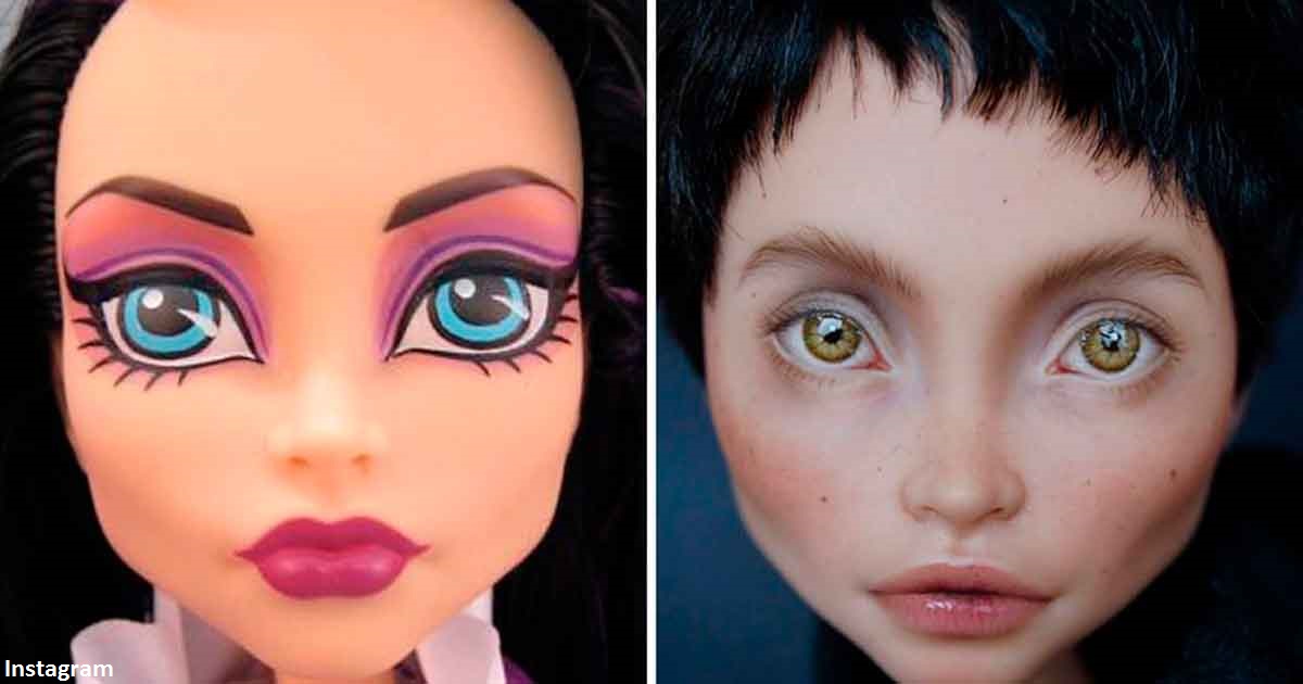 Украинская художница ″сдирает″ с кукол ″макияж″, чтобы дети кое что понимали