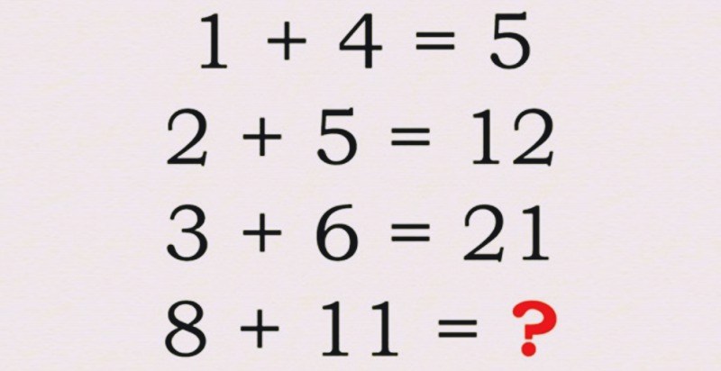 Тест: Только люди с экстремально высоким IQ могут решить эту загадку по математике!