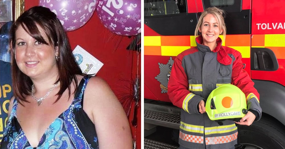 Британка два года худела ради работы пожарным и так преуспела, что теперь она сама — огонь