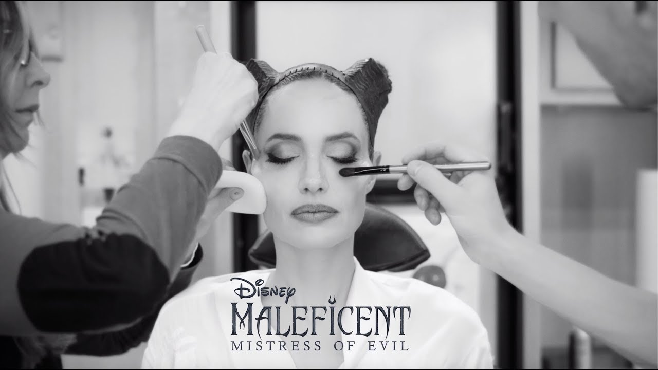 Как Анджелину Джоли превращают в Малефисенту — видео процесса