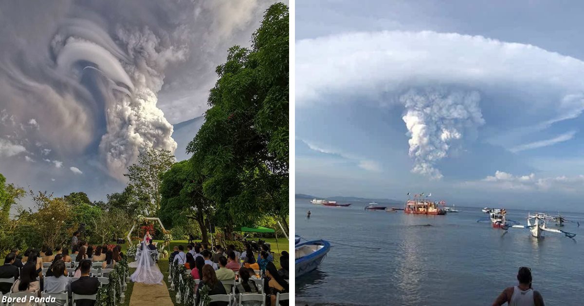 10 фото, показывающие всю мощь вулкана, который проснулся на Филиппинах