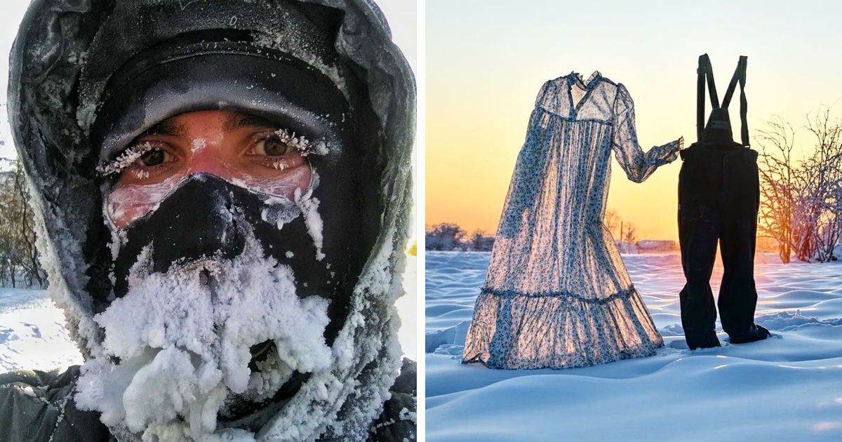15 морозных фотографий из Якутии, где температуры в этом году достигали 60 градусов по Цельсию