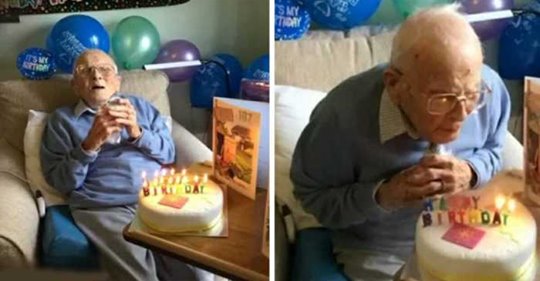 Ветеран второй мировой войны отмечает свои 107 лет в одиночестве  