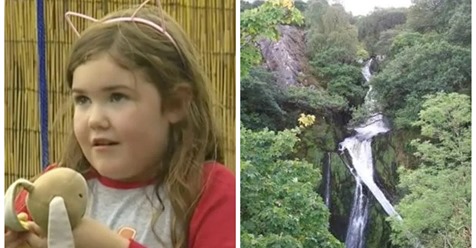  В Великобритании 6 летняя девочка упала в водопад высотой 30 метров и чудом осталась жива