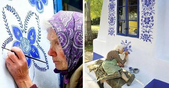 90 летняя бабушка из Чехии превращает деревню в художественную галерею (10 фото)