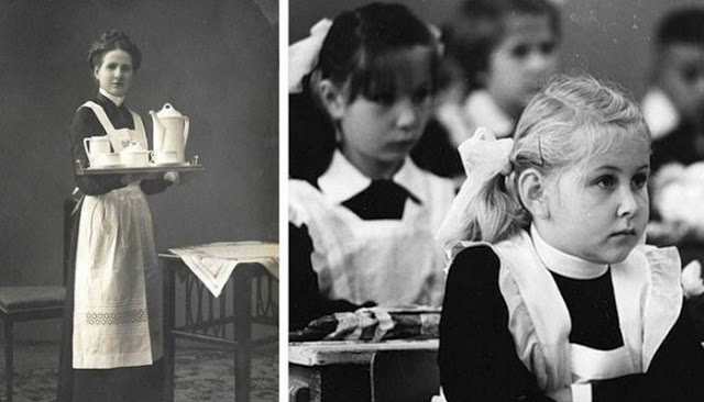 Почему школьная форма советских девочек была похожа на униформу горничных