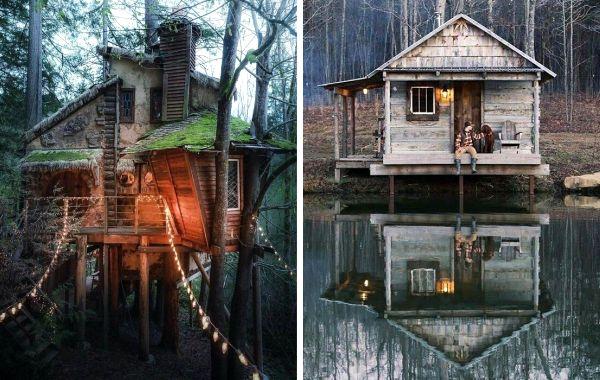 12 сказочных лесных домиков, которые идеально подходят для побега от городской суеты