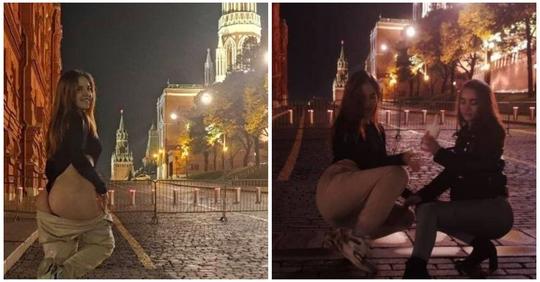 Московский суд арестовал порноактрису за фото с голыми ягодицами на фоне Кремля 
