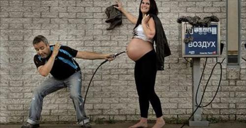 15 веселых и креативных фотографий ДО и ПОСЛЕ беременности