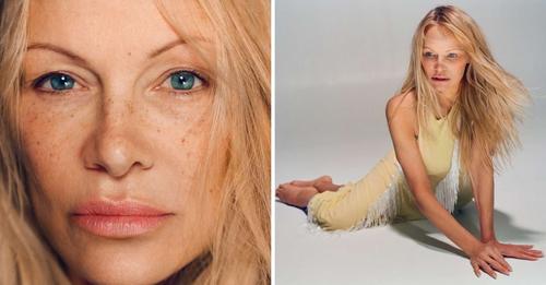 Естественная красота: 55 летняя Памела Андерсон снялась в уникальной фотосессии без макияжа