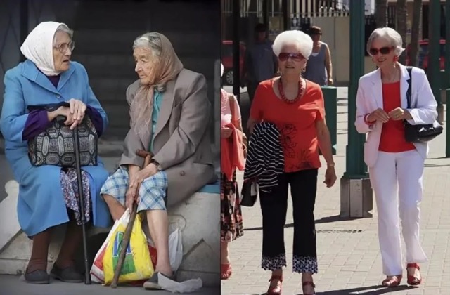 Почему наши пенсионерки выглядят далеко не как европейки