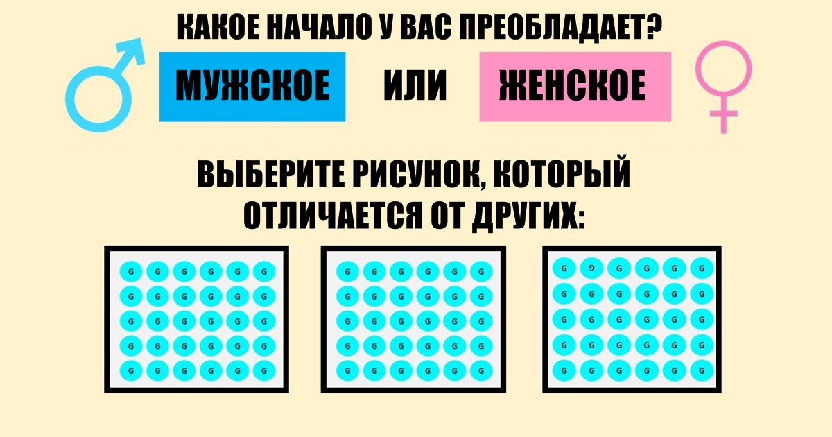 Чего в вас больше: мужского или женского? Можно узнать точно! 